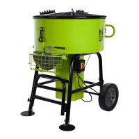 Zipper 240V Forced Action Pan Mixer ZI-ZWM120 120L 1100W Concrete Resin Screed &pound;1,619.99